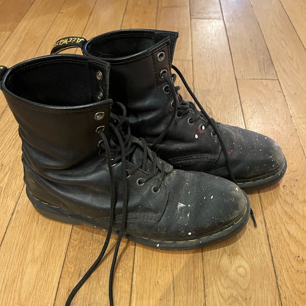 Black Leather Dr Martens